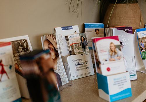 Sylacauga OB/GYN informational brochures